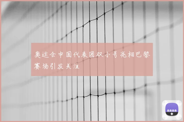 奥运会中国代表团双小号亮相巴黎赛场引发关注